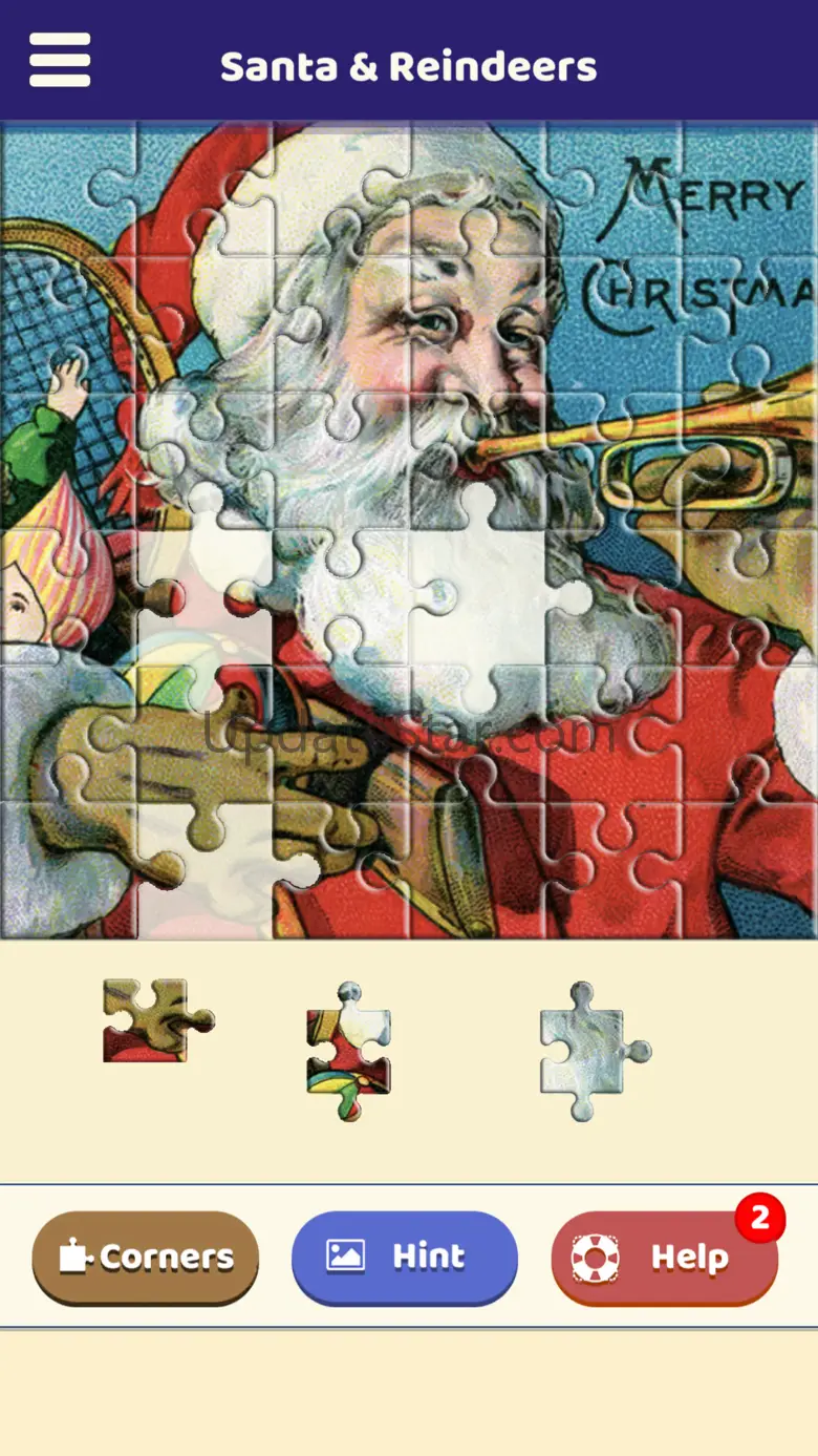 Santa and the Reindeers Puzzle 1.0