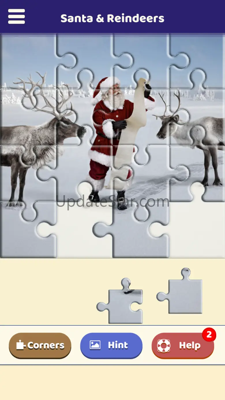 Santa and the Reindeers Puzzle 1.0