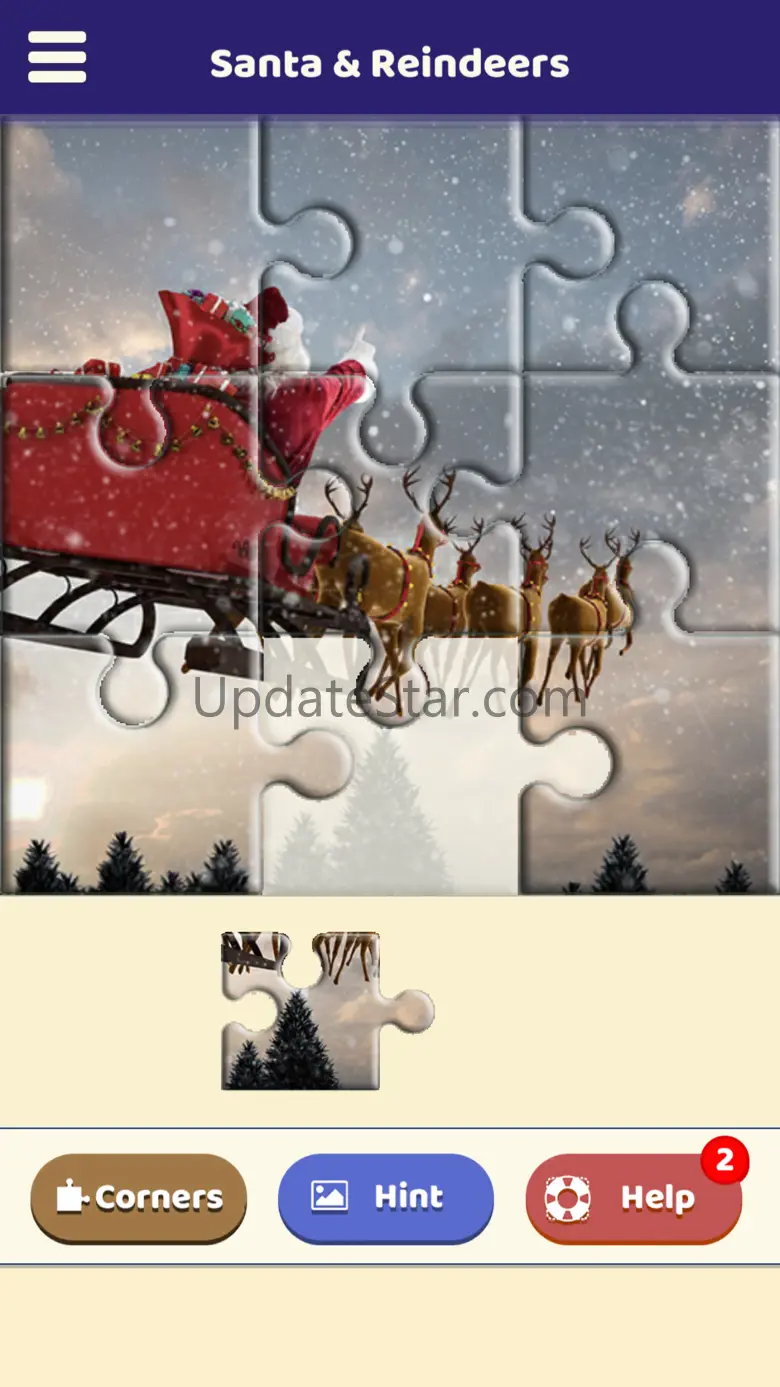 Santa and the Reindeers Puzzle 1.0