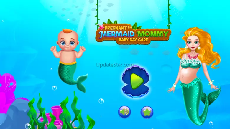 Mermaid Pregnant Mommy Daycare 1.3