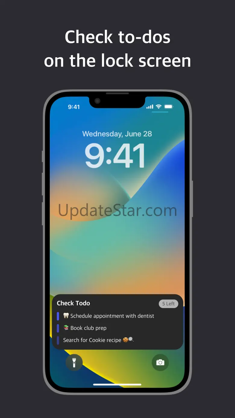 CheckTodo: Lock screen widget 1.11.0