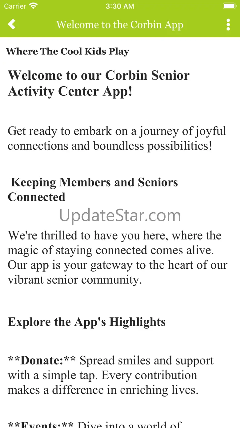 Corbin Senior Activity Center 1.0
