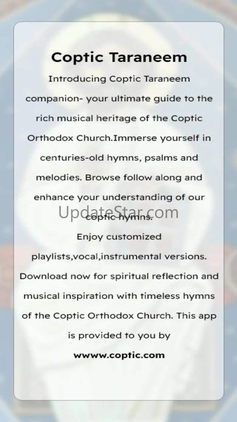 Coptic Taraneem 1.0.6
