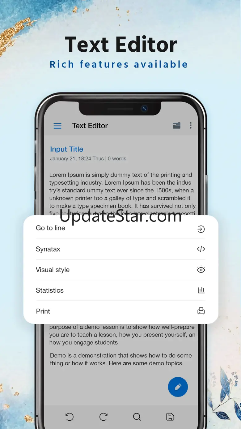 Text Editing 1.0.1