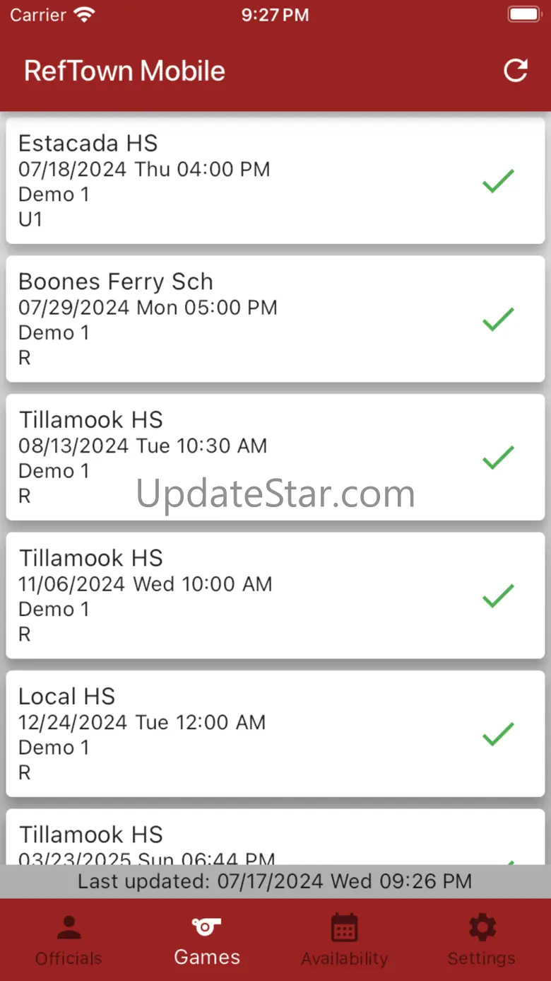 RefTown Mobile 0.9.4