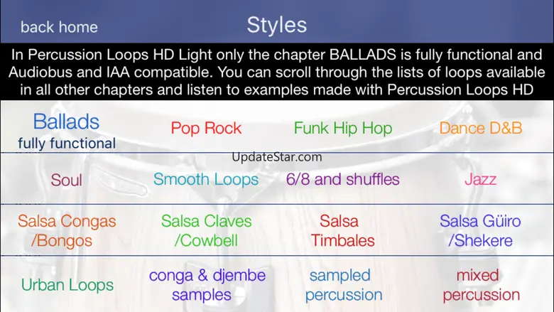 Percussion Loops HD Light 1.4