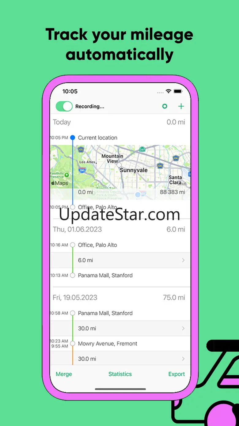 tour - Automatic Mileage Log 1.9.3