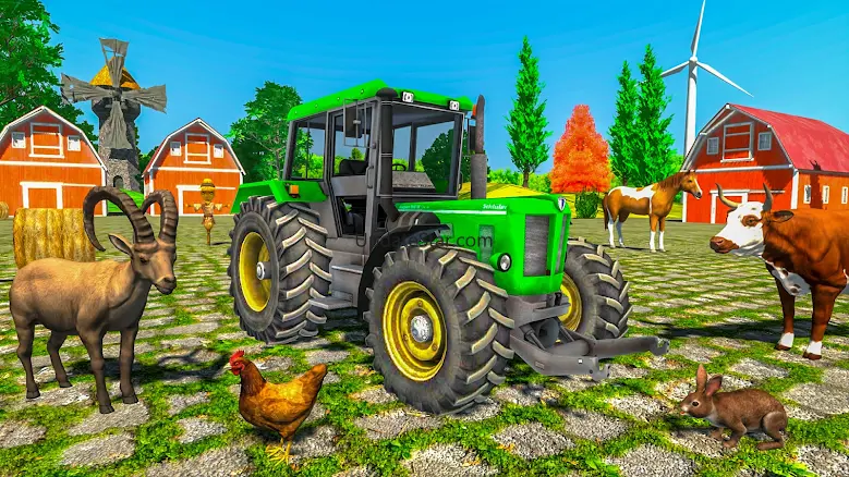Tractor Trolley Farming Game 4.4