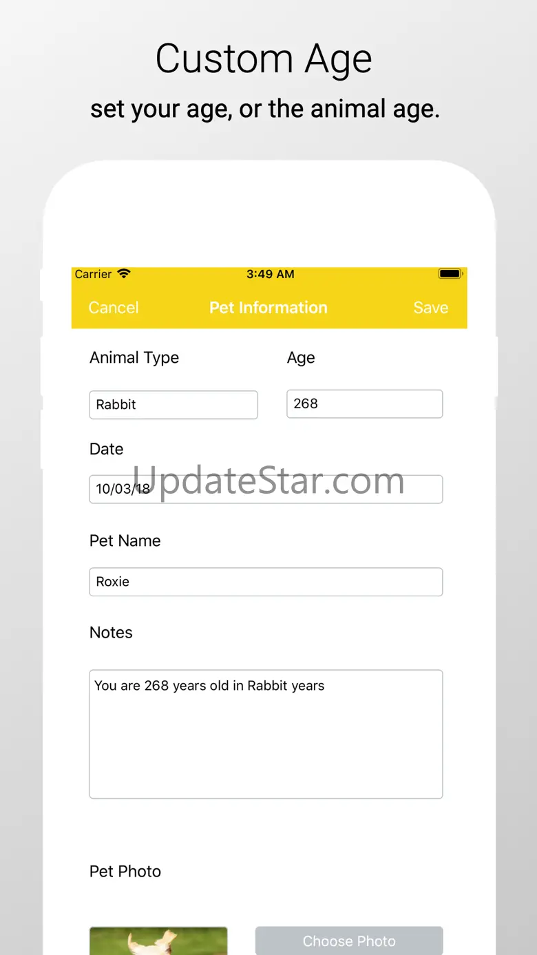 Animal Age Tracker 7.6