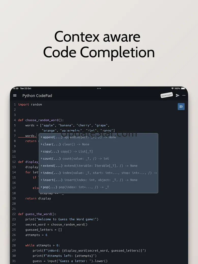 Python Code-Pad - Compiler&IDE 1.11.1