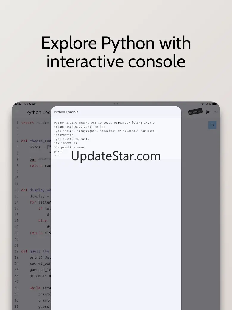 Python Code-Pad - Compiler&IDE 1.11.1