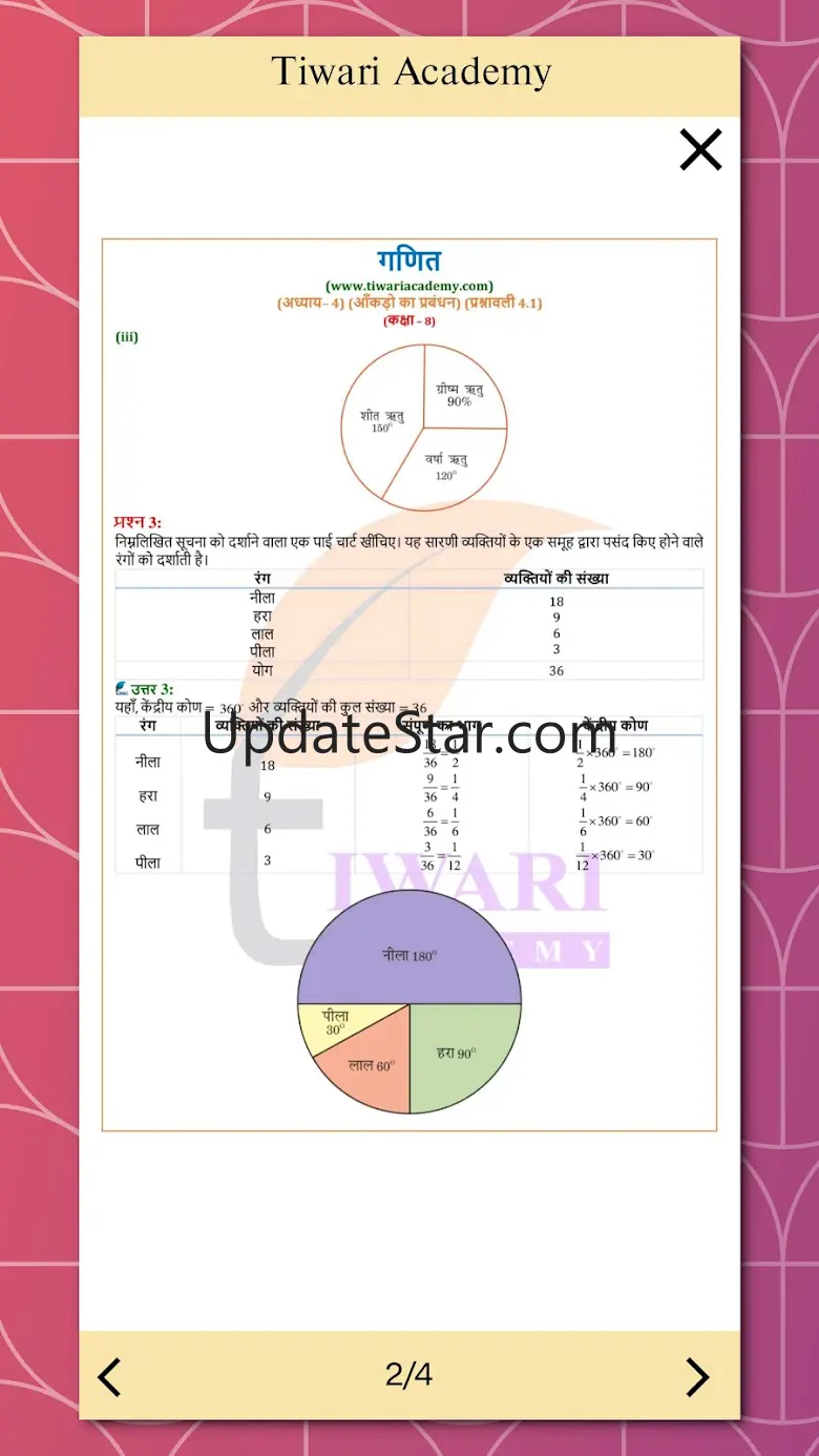 Class 8 Maths Guide in Hindi 25.2.1