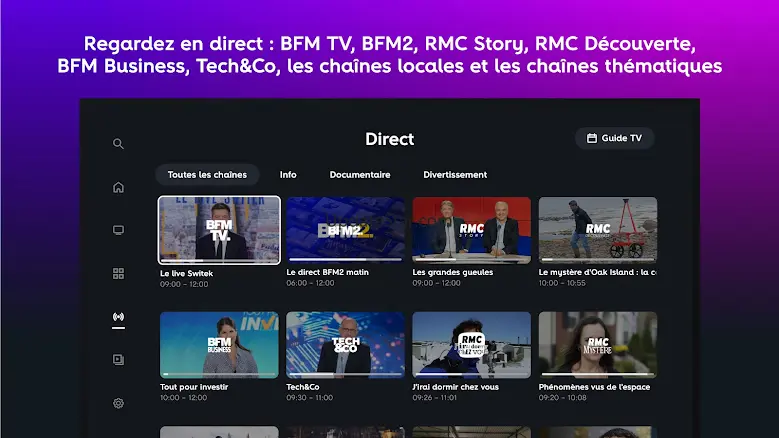 RMC BFM Play pour SFR 1.8.1