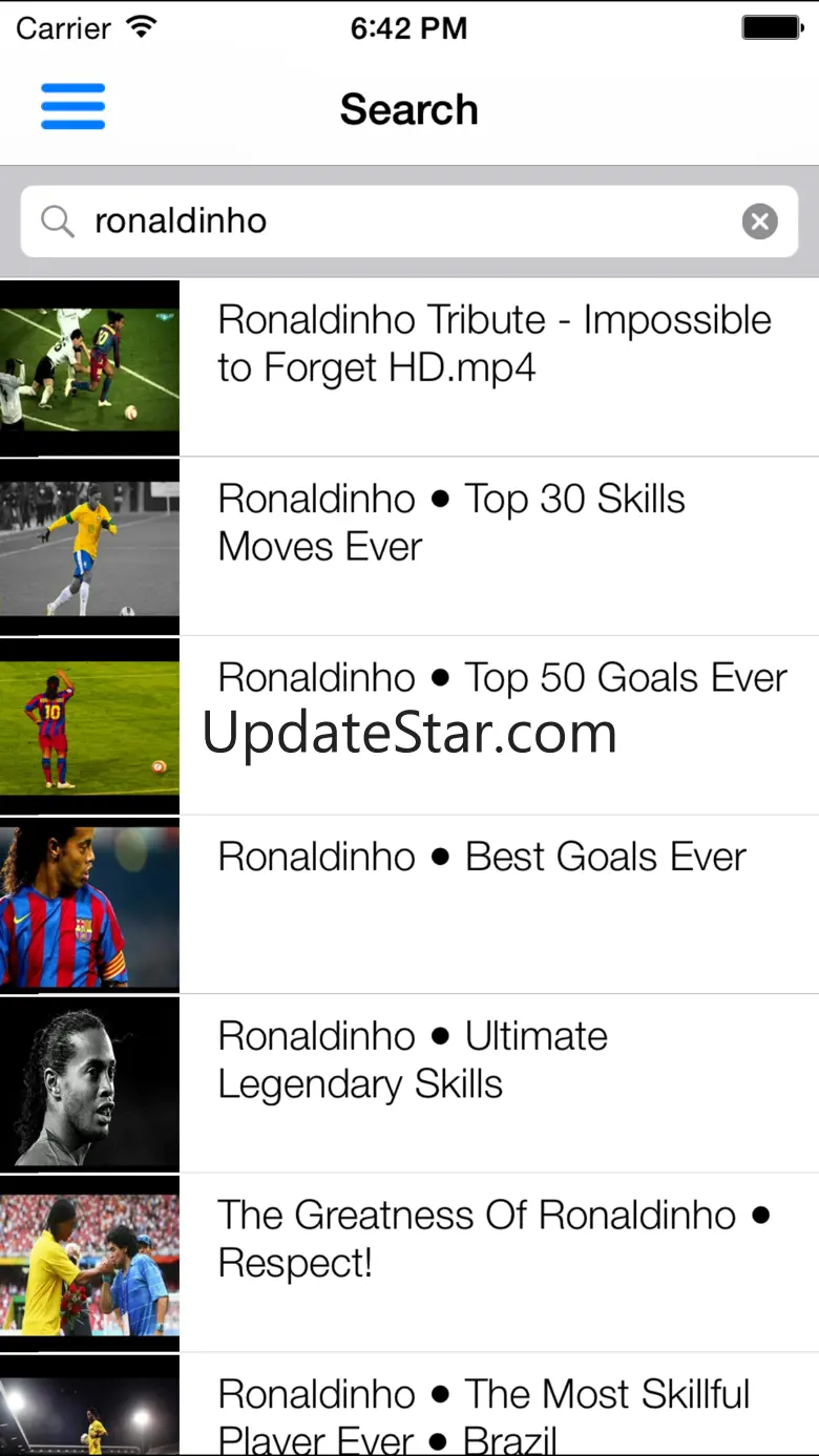 Soccer videos - Highlights and best goals 1.1