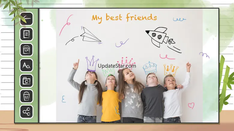 Paint over photos doodle notes 1.4