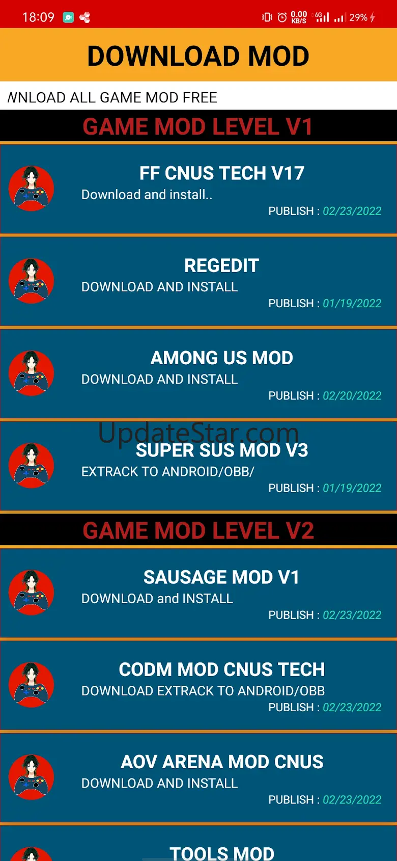 MOD MENU GAME 2.1