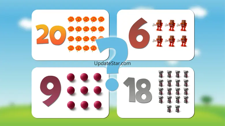 Numbers game 1 to 20 flashcards 1.0
