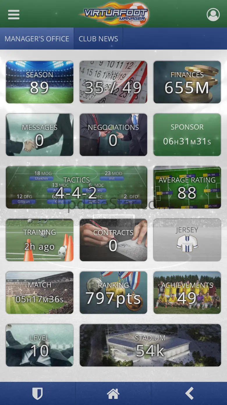 Virtuafoot Football Manager 1.0.14