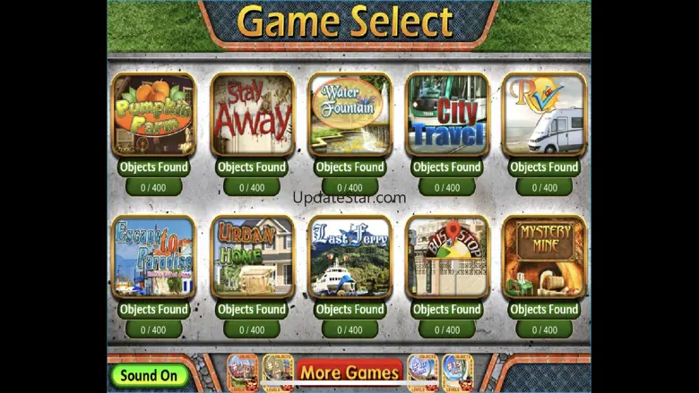 Pack 8 - 10 in 1 Hidden Object 89.9.9