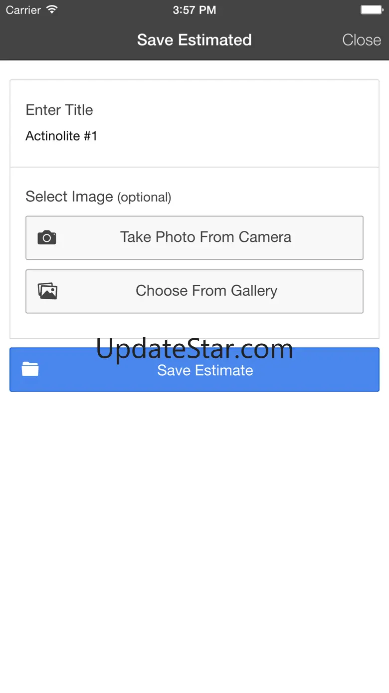 Gem Weight Estimator 1.1.01
