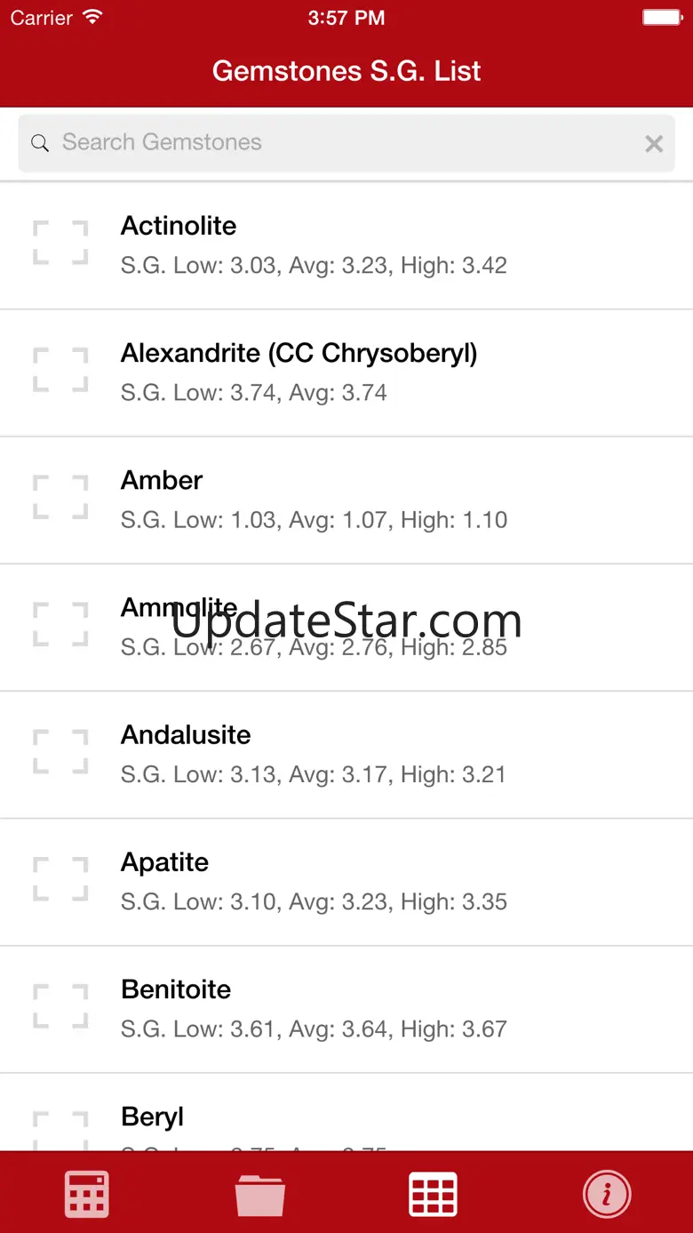 Gem Weight Estimator 1.1.01