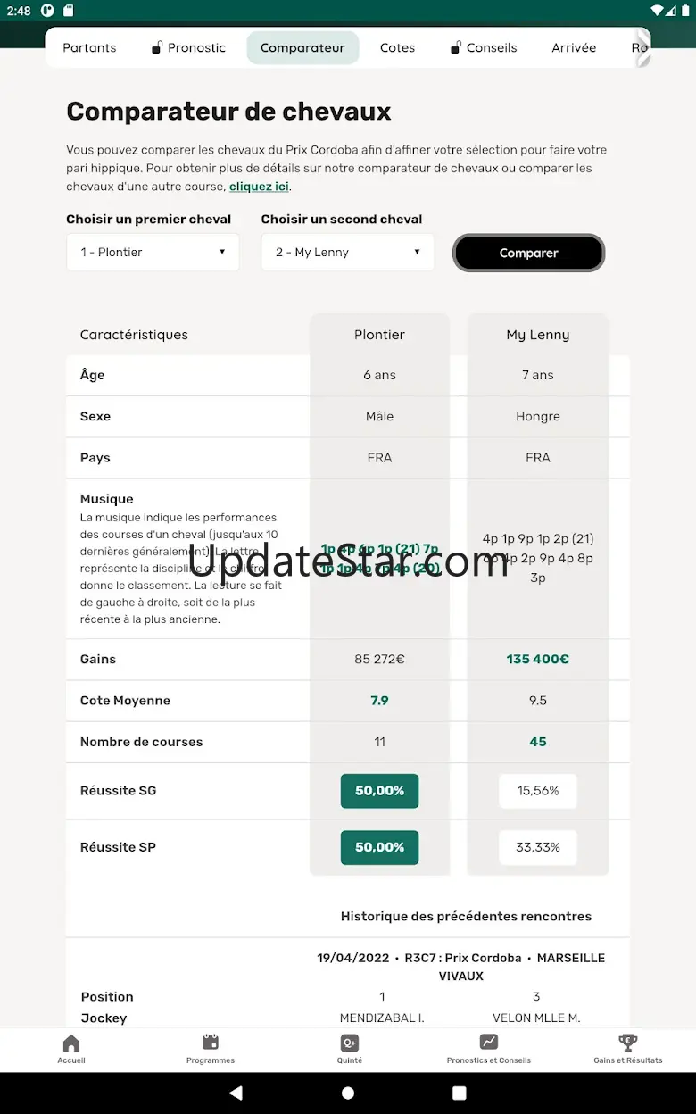 Boturfers - Pronotics PMU 1.1.2