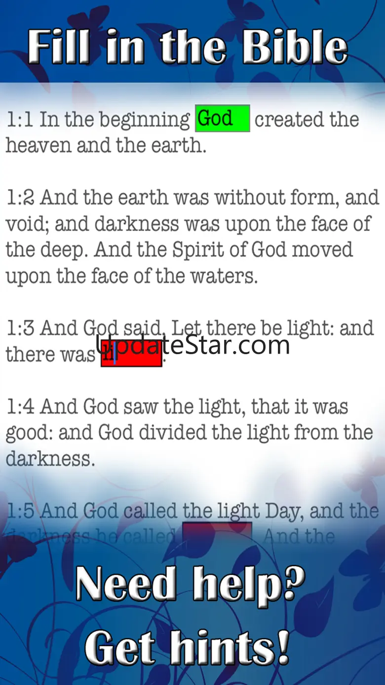 Fill in the Blank Bible Verses - The First Book of Samuel 1.0