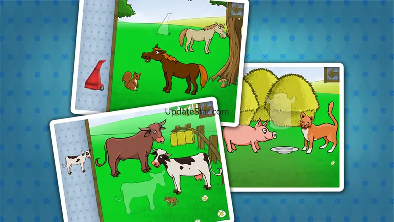 Puzzles for toddlers with farm animals and their sounds 1.1