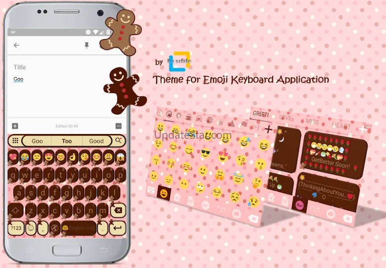 Emoji Keyboard Love Chocolate 250