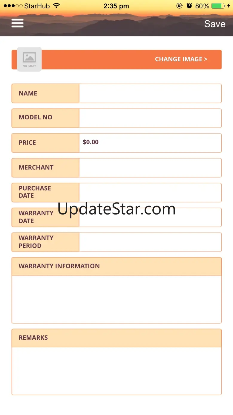 Warranty App 1.02