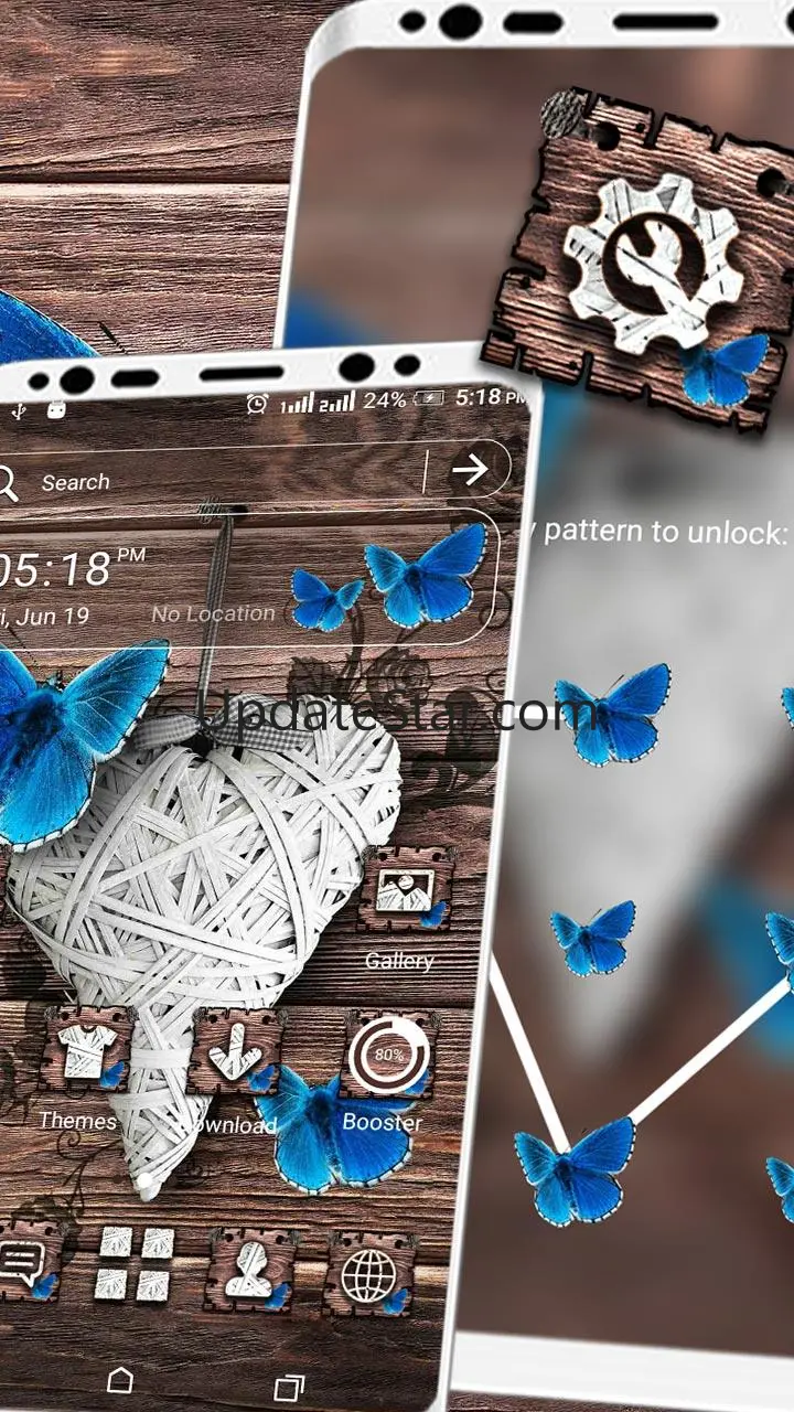 Butterfly Wooden Launcher 2.9