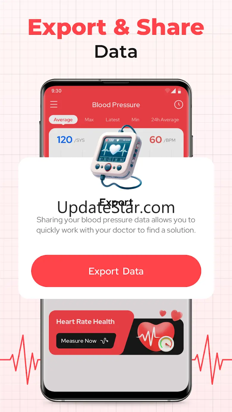 Blood Pressure Diary - BP & HR