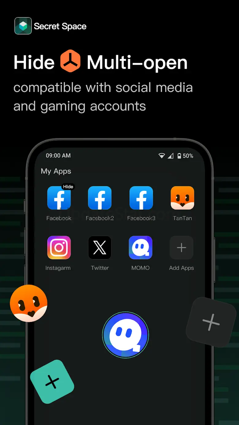 Secret Space - App Hide&Clone 1.1.51
