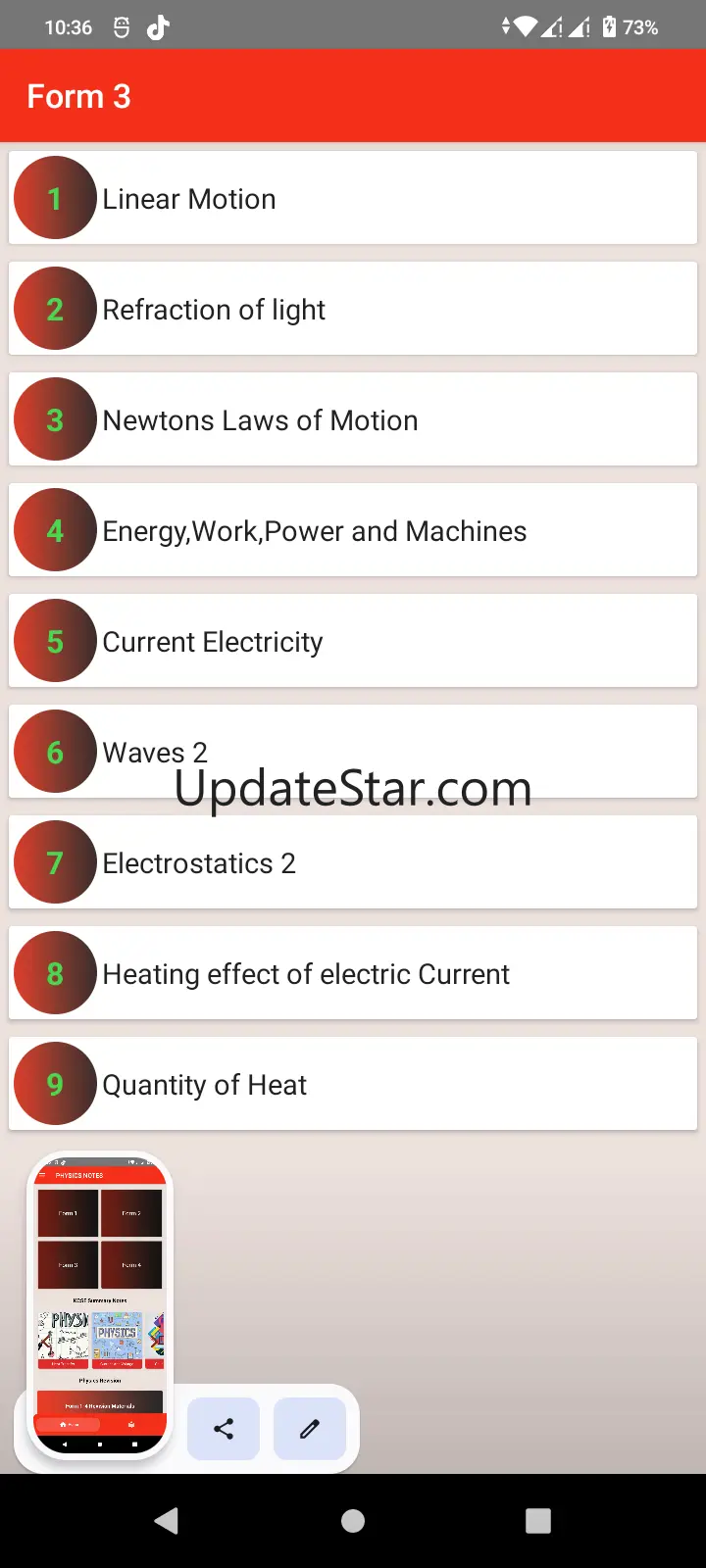 Physics Form1-4 Notes Offline 3.0