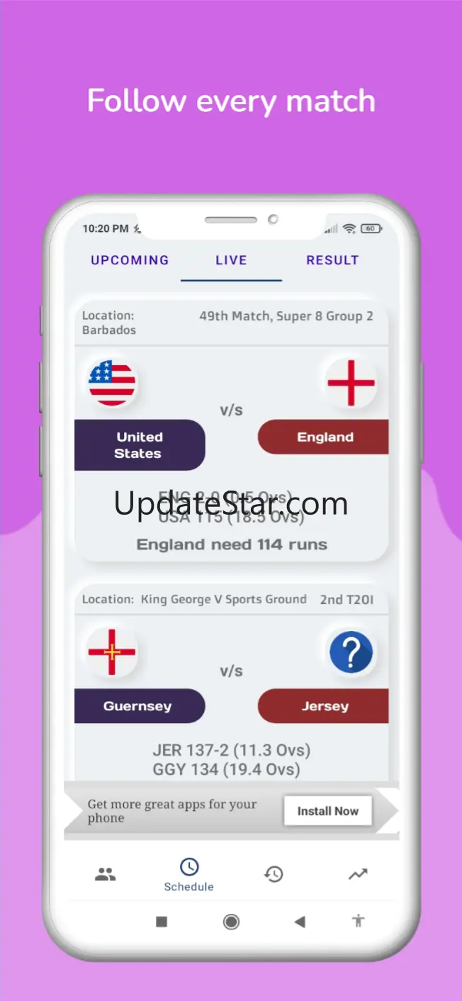 Cricket Live Score - CricScore 1.2.3