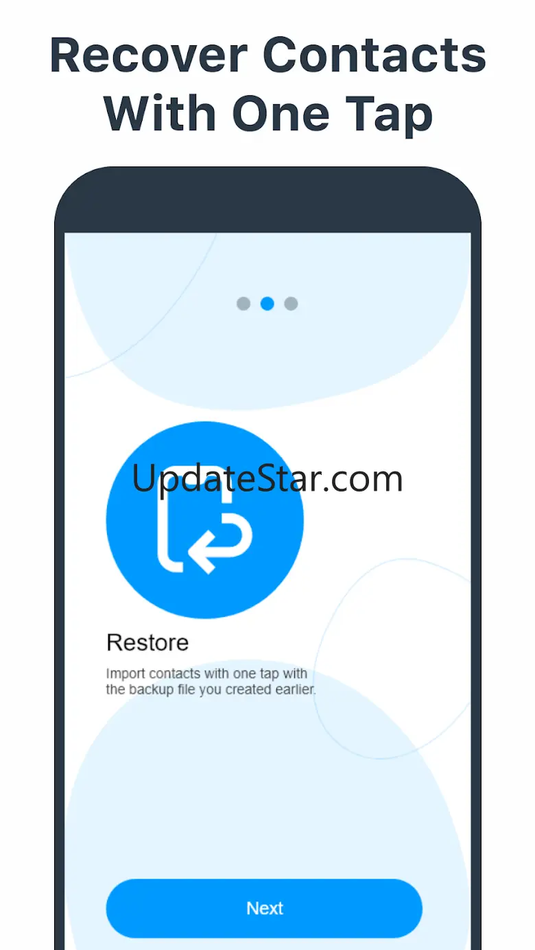 Restore My Contacts: Backup 2.0
