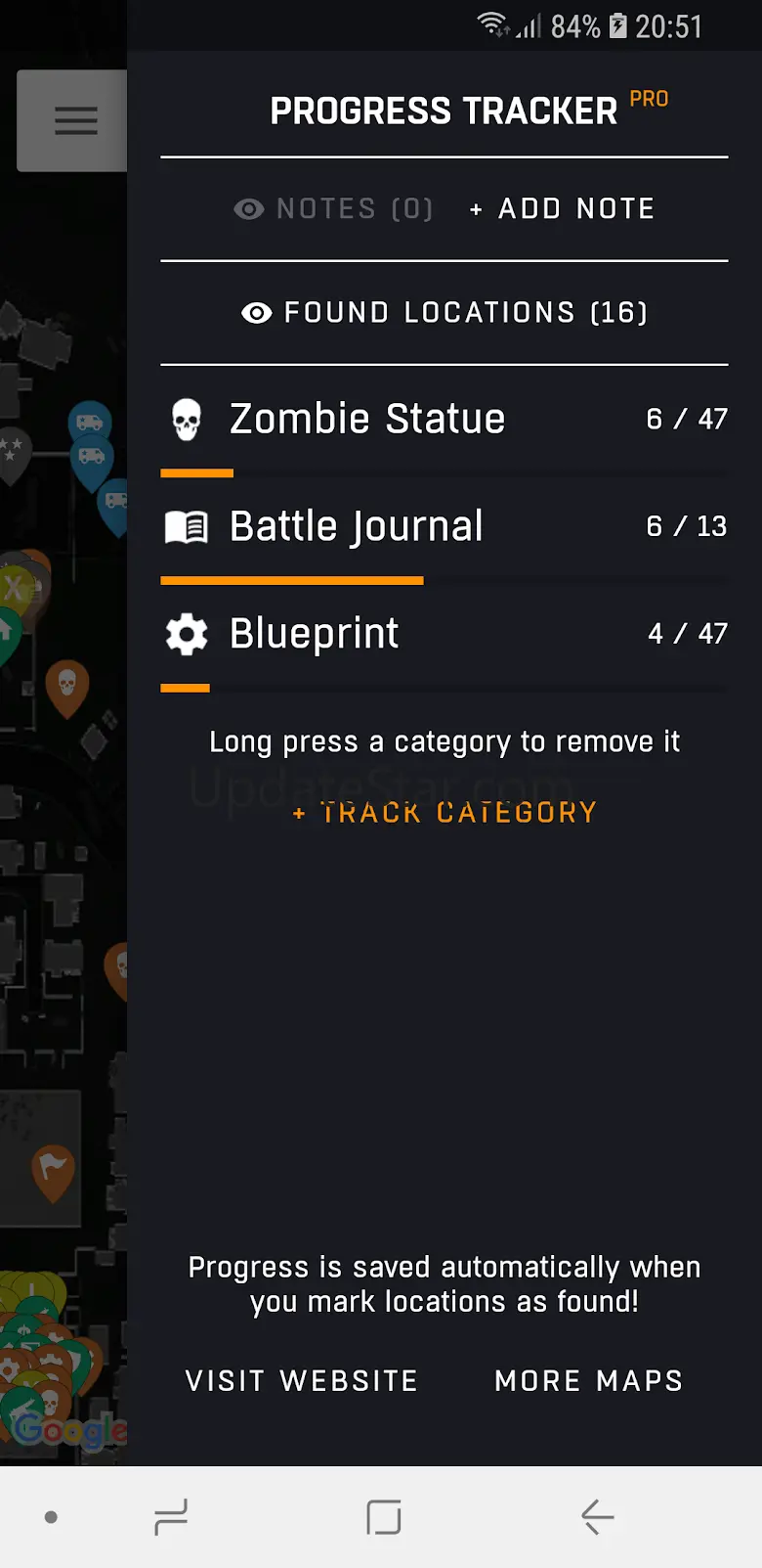 MapGenie: Dying Light Map 2.1.12