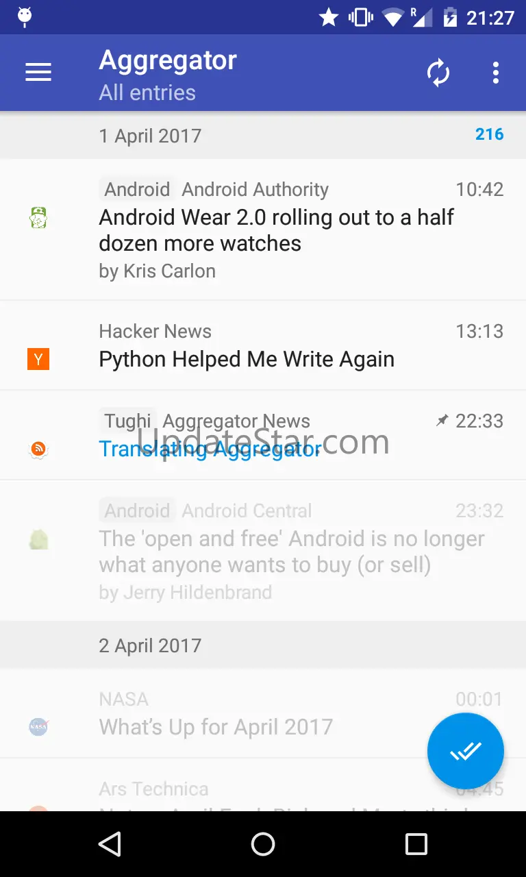 Aggregator | RSS News Reader 2.22.000