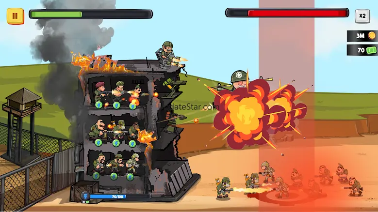 World War Army Defense: TD WW2 2.8