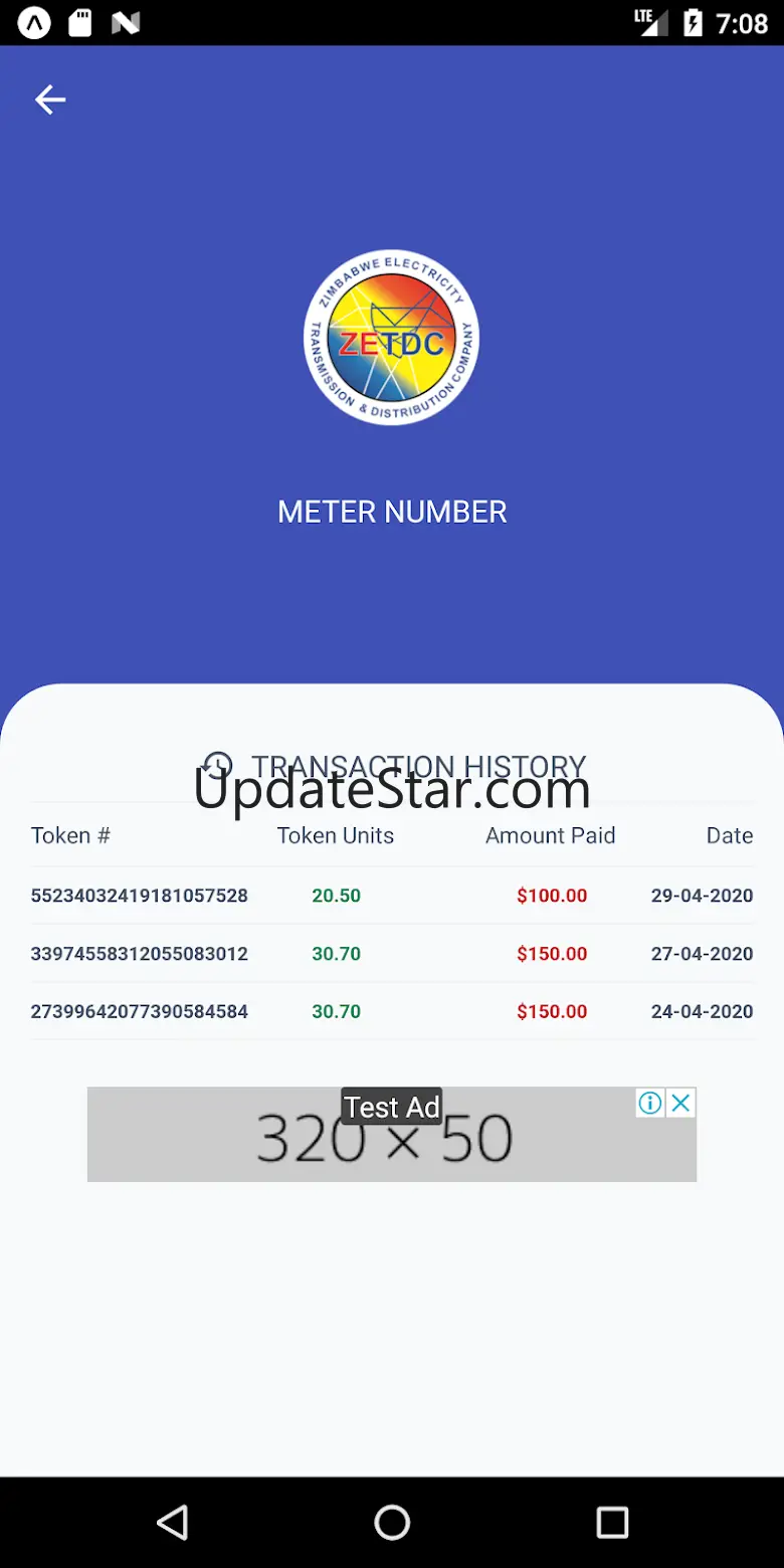 ZESA Token Viewer 1.1.1