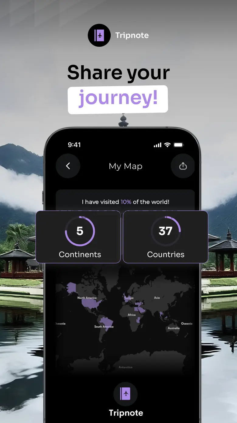 Tripnote: World Travel Tracker 2.0.4
