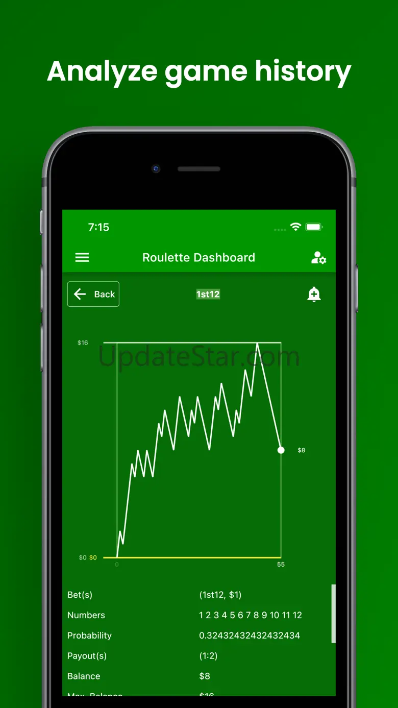 Roulette Dashboard: Casino App 4.1.23
