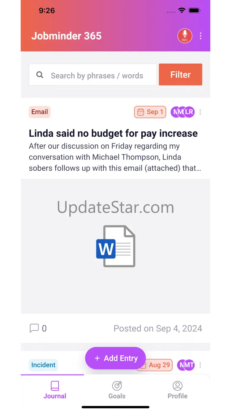 Jobminder365 App 1.1