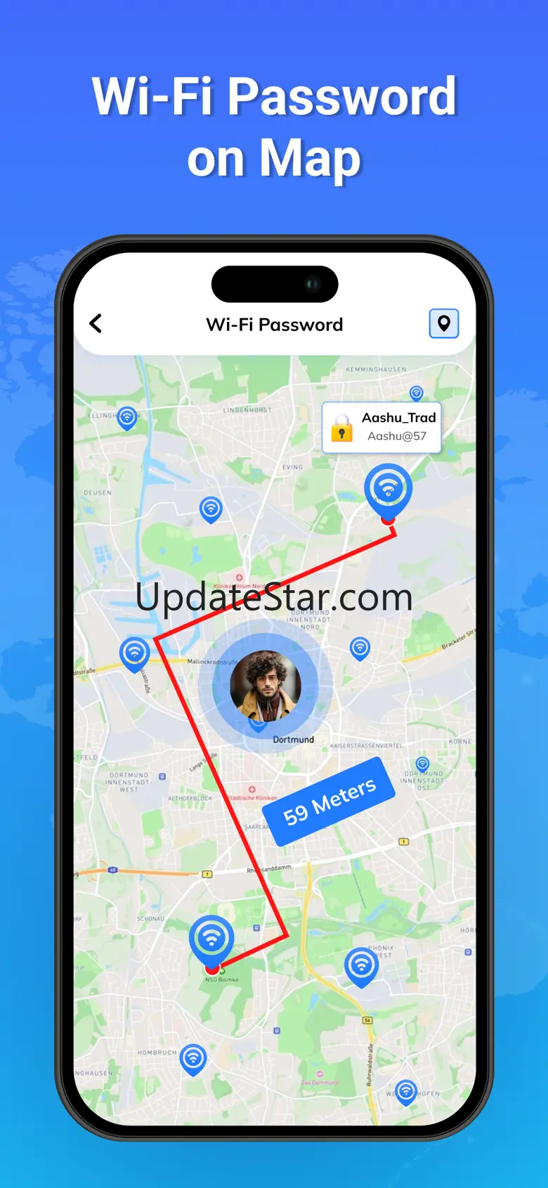 Wifi Password on Map Wifi View 1.5