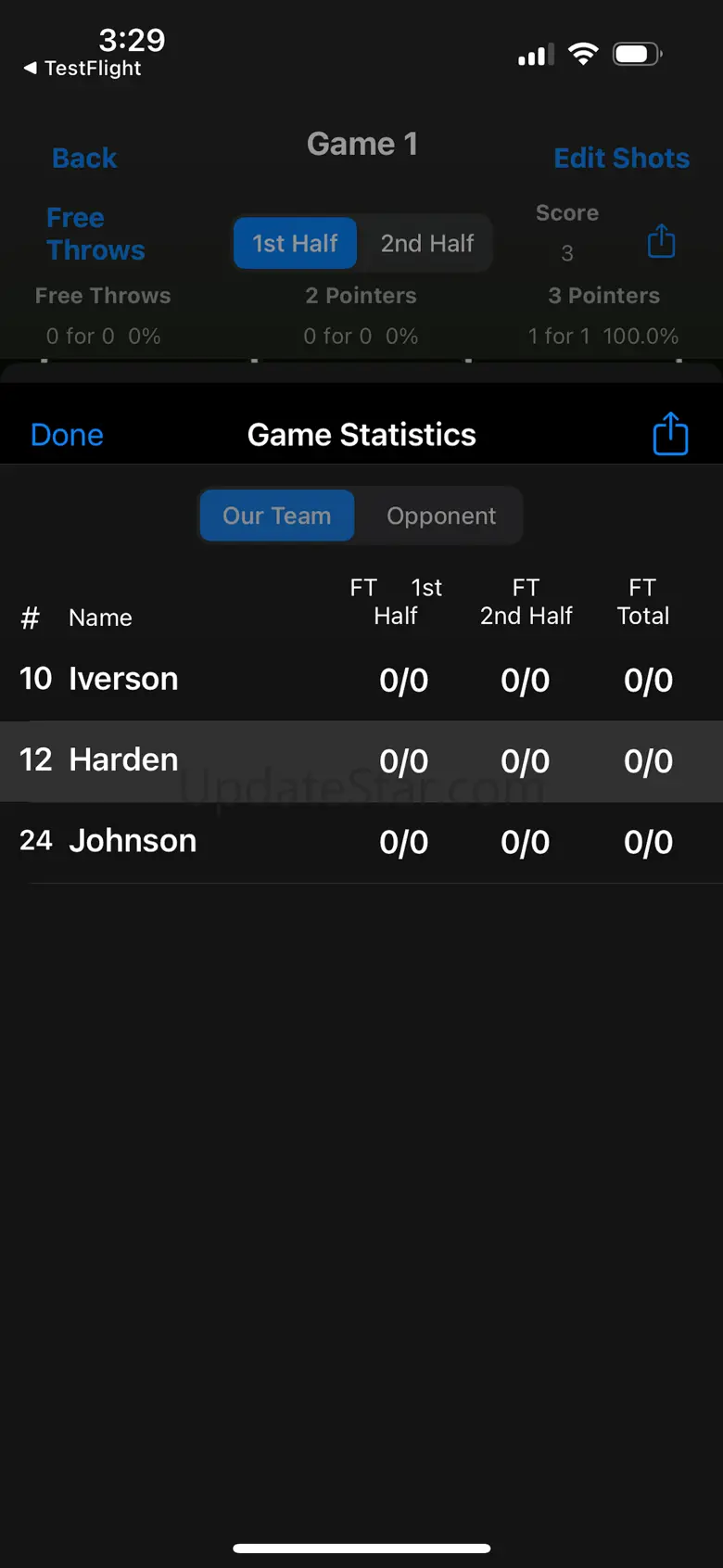 Shot Chart 1.5