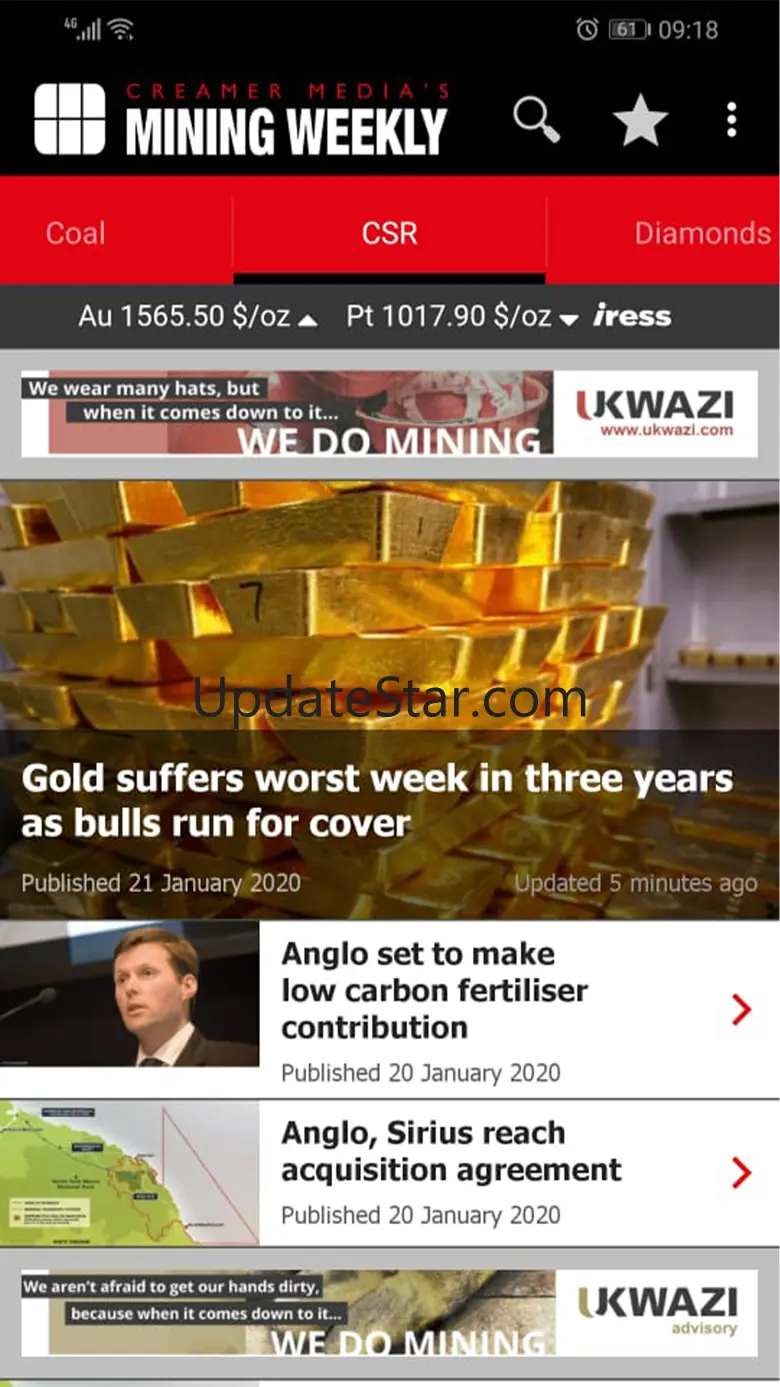 Creamer Media's Mining Weekly 5.7.13