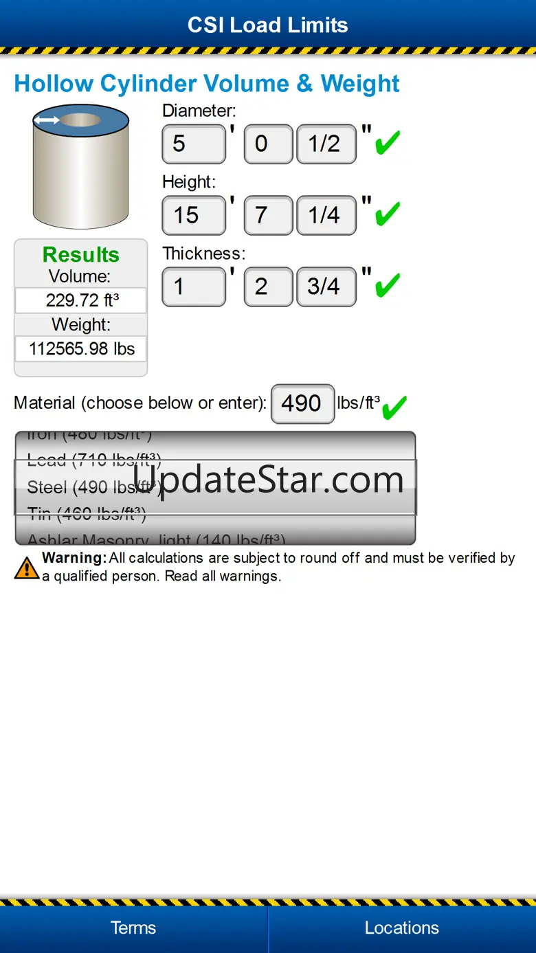 Overhead Lifting Load Limit Charts and Definitions 1.1.7