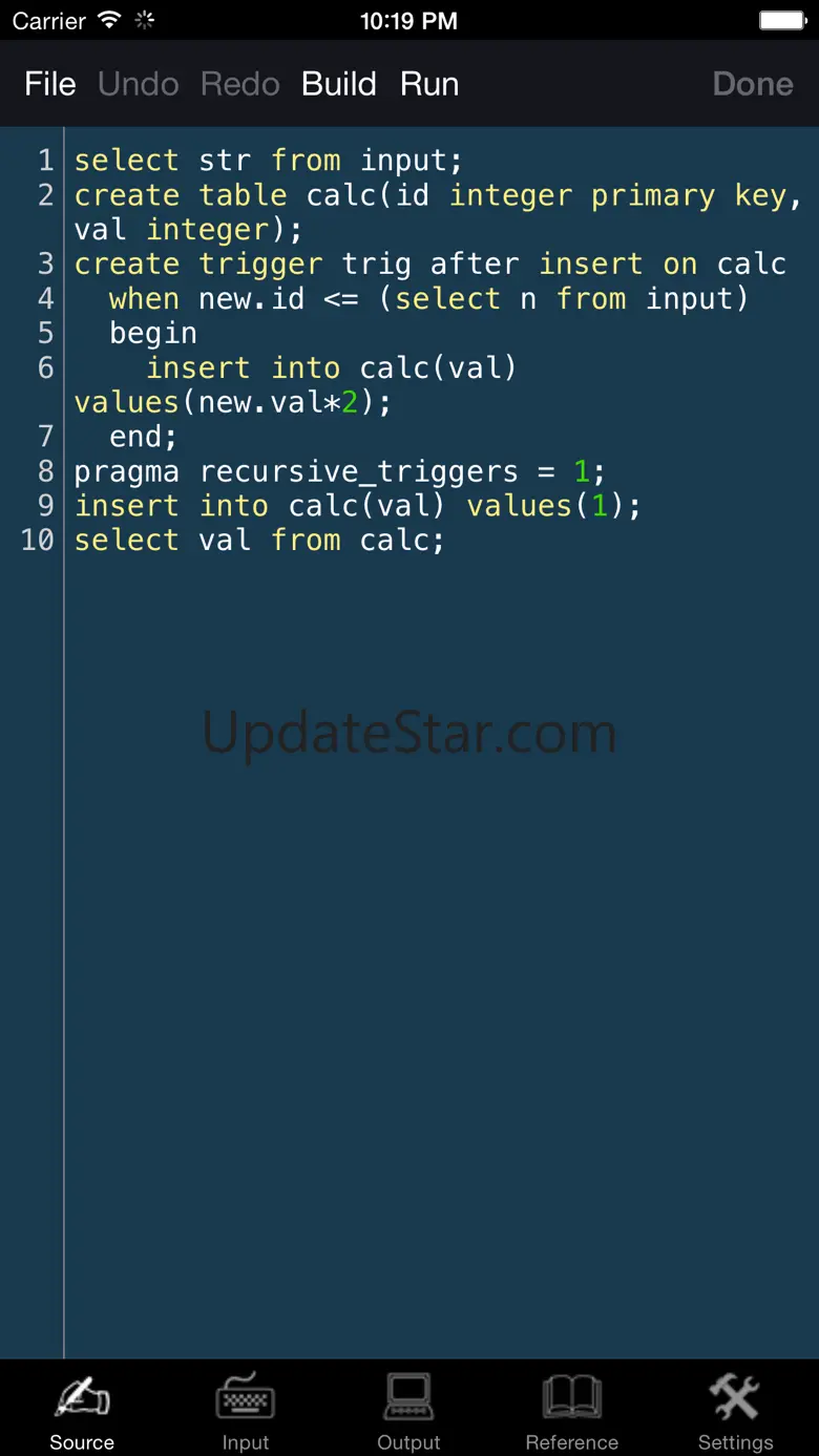 SQL Programming Language 13.0