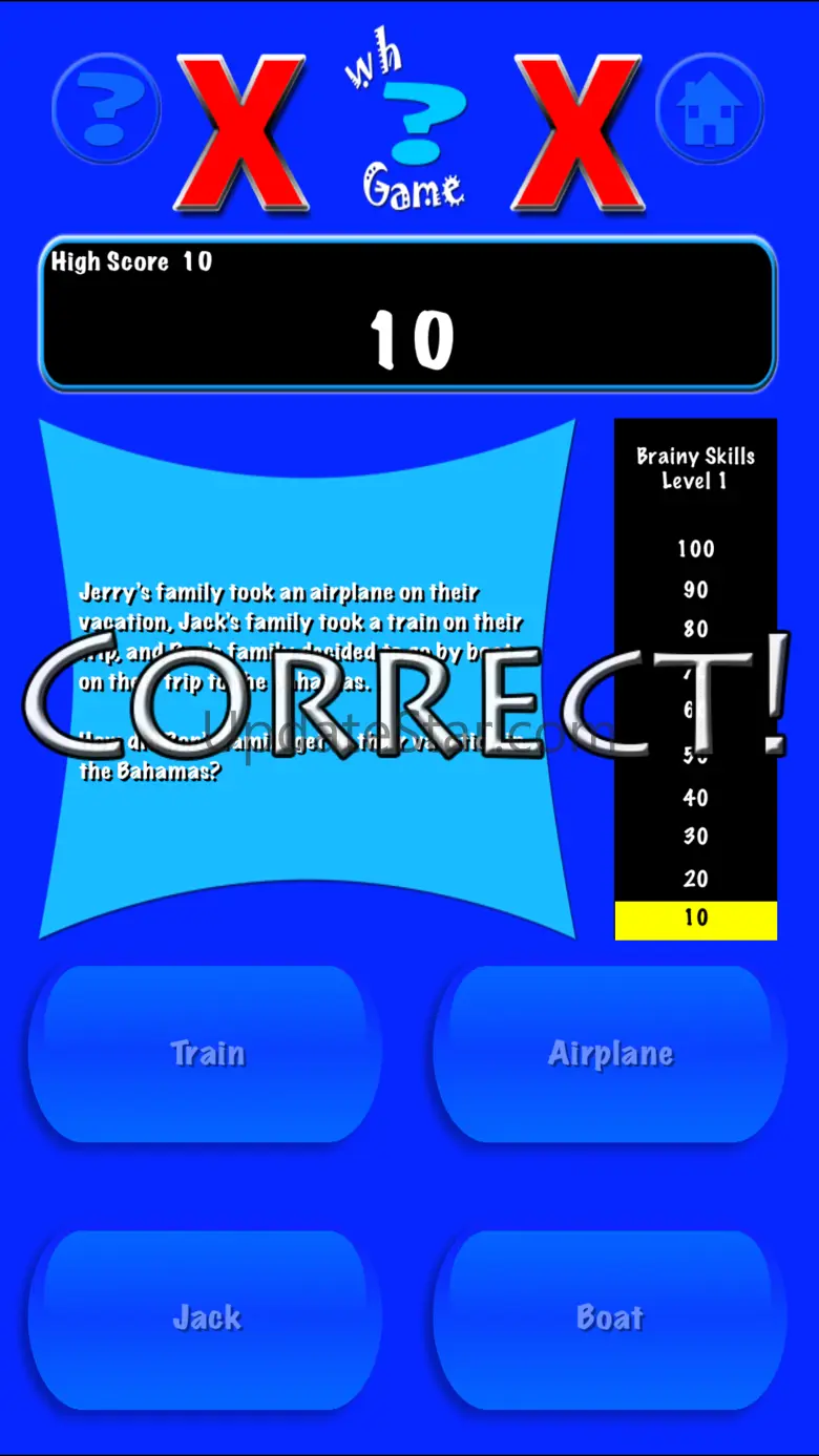 Brainy Skills WH Game 2.0