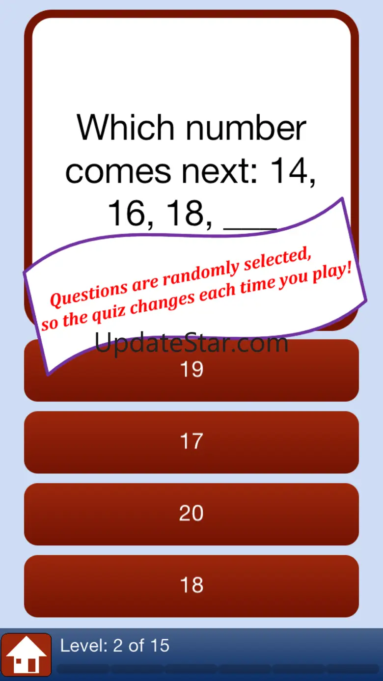 Skip Counting - a math quiz game for kids to learn simple addition and subtraction 2.40